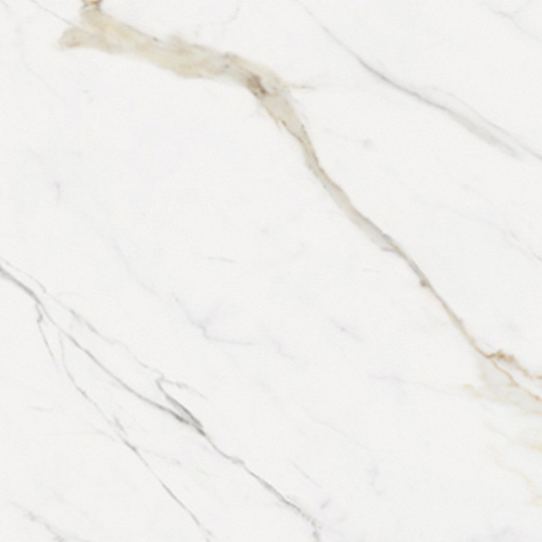 Kertiles 24" x 24" Calacatta Gold Rectified Porcelain Tile Glossy