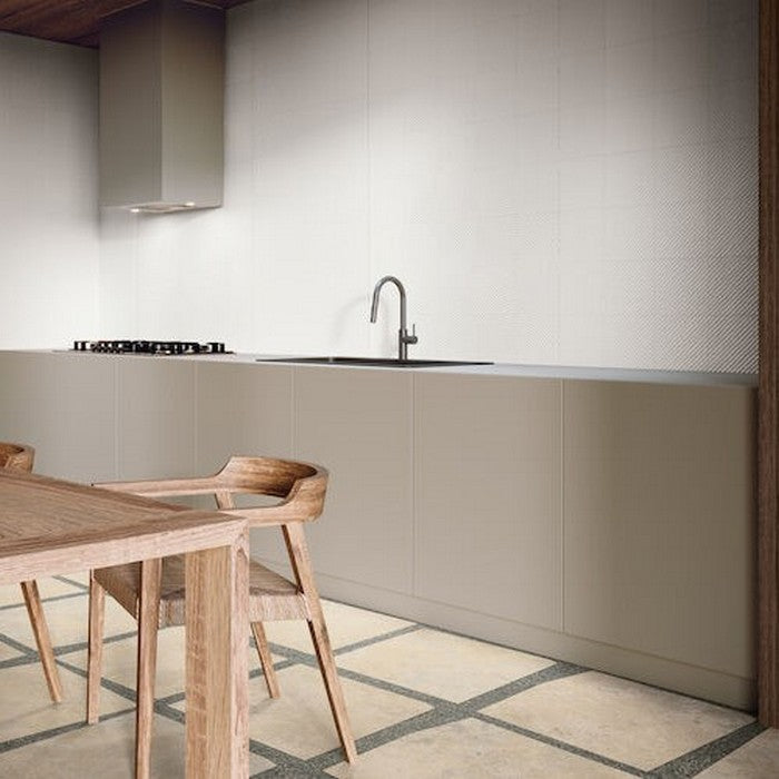 Crossville 8" x 8" Gesso Natural Porcelain Diagonal Tile