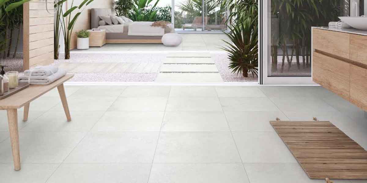 24 x 24 White Porcelain Tile