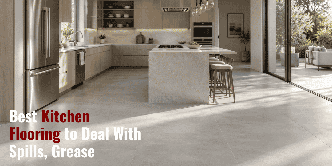 Best Kitchen Flooring for Spills, Grease, Heavy Appliances, and Daily Traffic