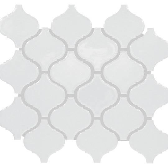 Daltile-Color-wheel-Retro-11-x-12-Glossy-Ceramic-3-Arabesque-Mosaic-Arctic-White