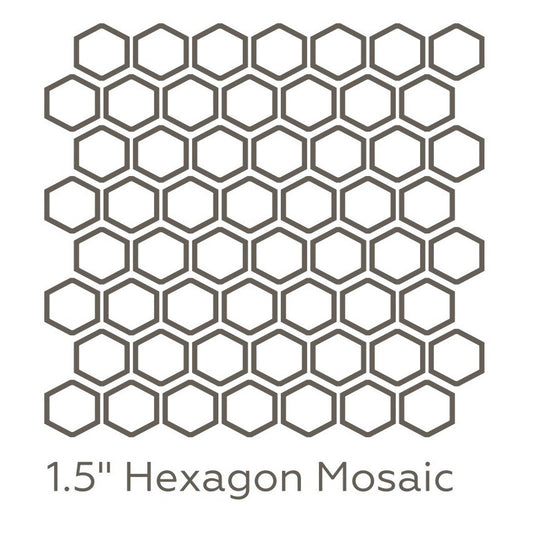 Daltile-Colormatch-11-x-12-Glossy-Ceramic-1.5-Hexagon-Wall-Mosaic-Valentine