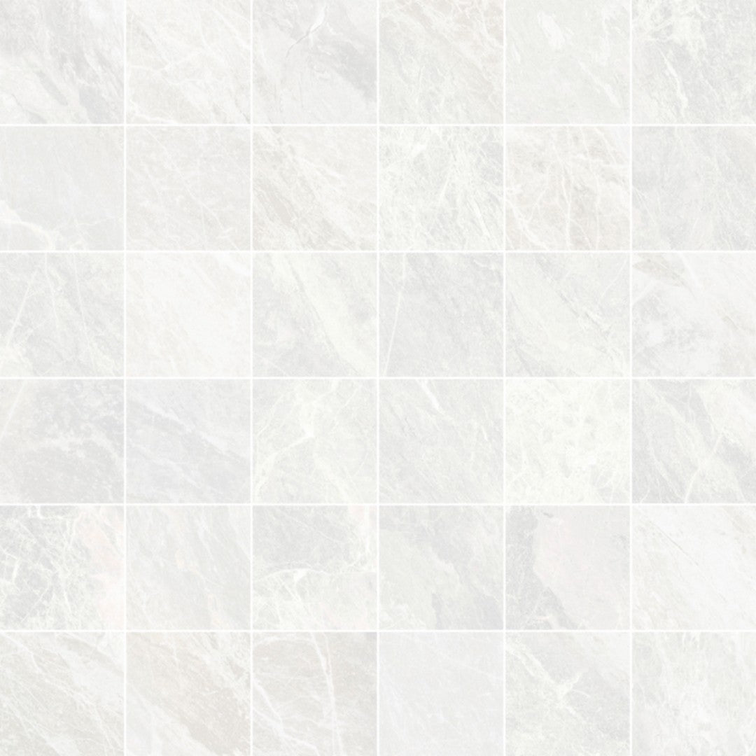 Happy Floors 12" x 12" Bernini Natural Porcelain Mosaic