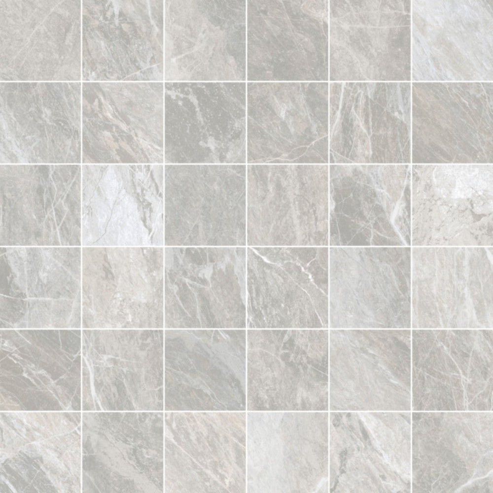 Happy Floors 12" x 12" Bernini Natural Porcelain Mosaic