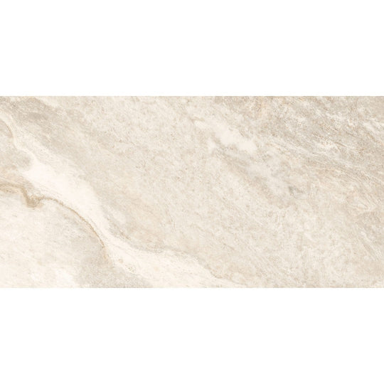 Happy Floors 12" x 24" Waves Rectified Natural Porcelain Tile