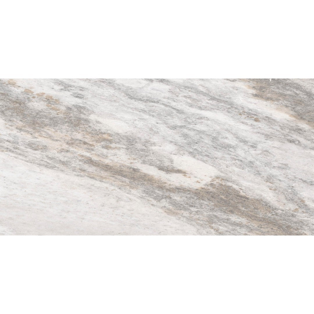 Happy Floors 12" x 24" Waves Rectified Natural Porcelain Tile