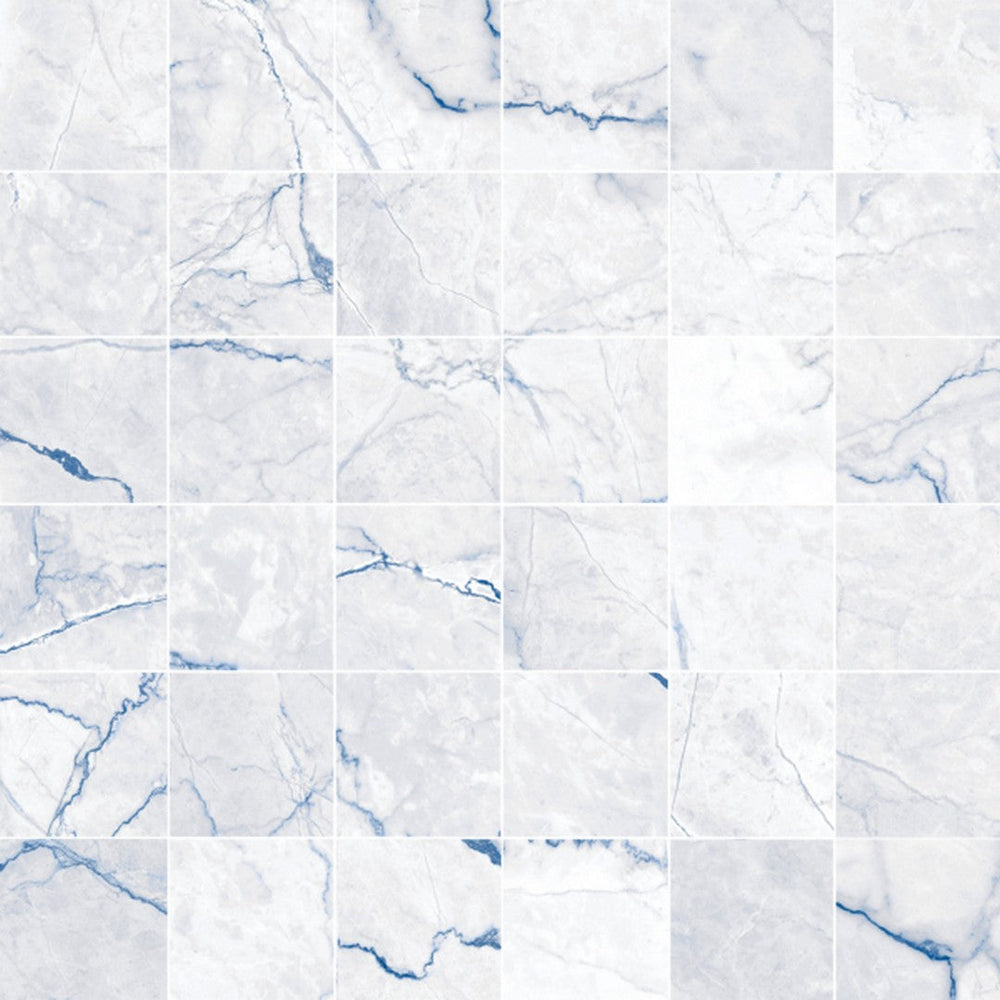 Happy Floors 12" x 12" Statik Polished Porcelain Mosaic