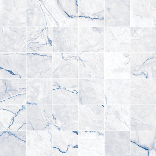 Happy Floors 12" x 12" Statik Polished Porcelain Mosaic