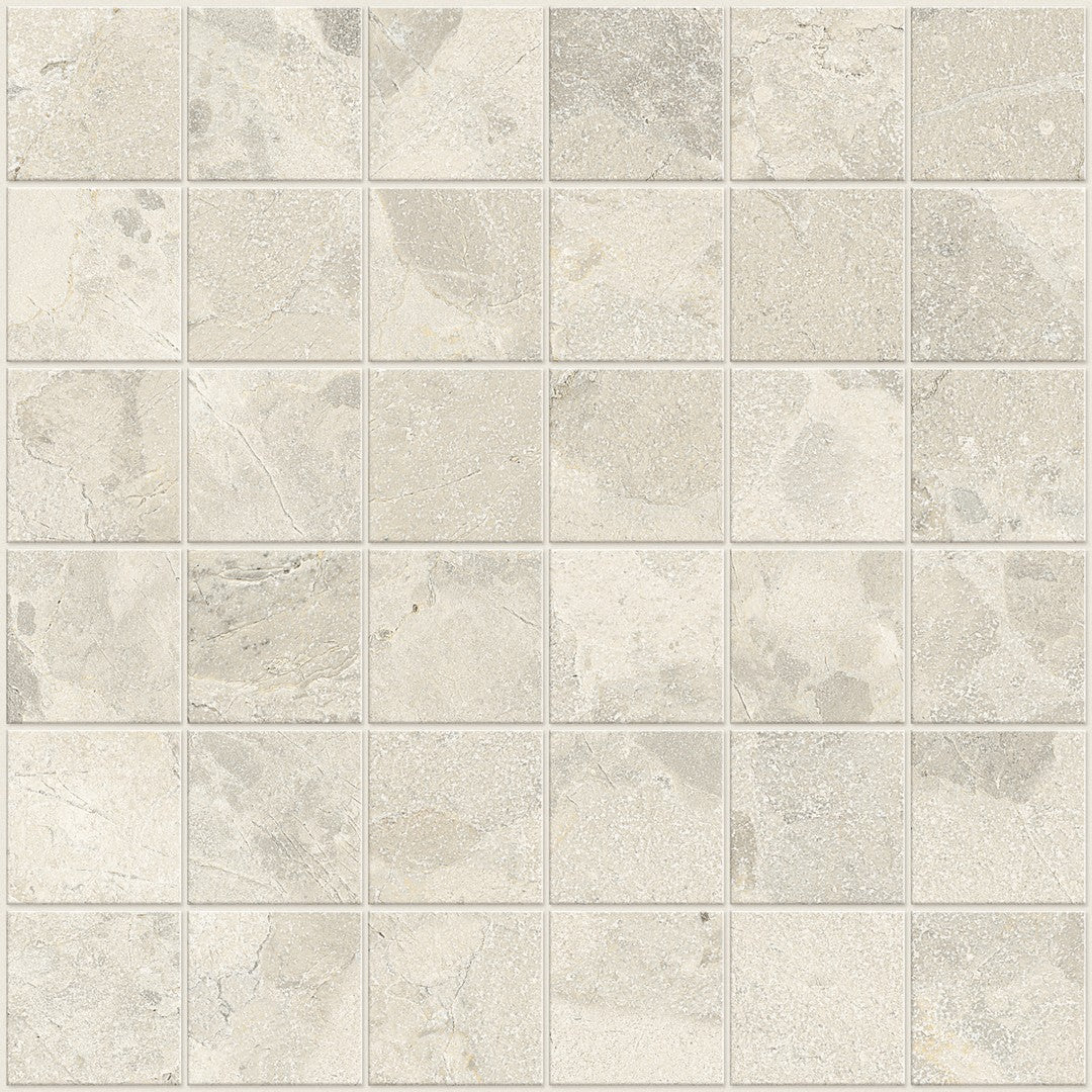 Happy Floors 12" x 12" Crew Rectified Natural Porcelain 2" Mosaic