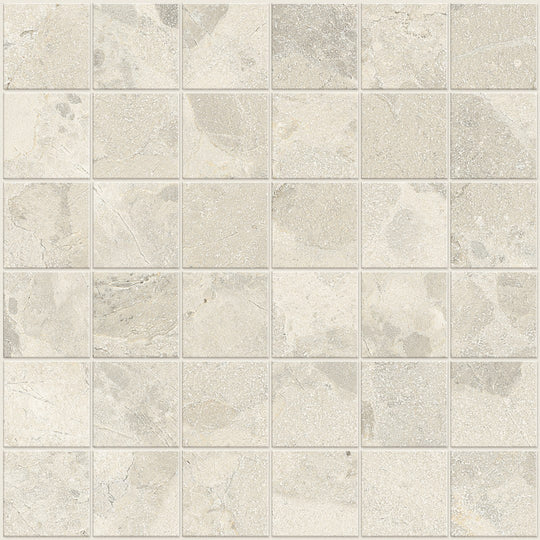 Happy Floors 12" x 12" Crew Rectified Natural Porcelain 2" Mosaic