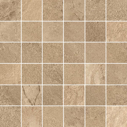 Happy Floors 12" x 12" Berwyn Rectified Natural Porcelain 2" Mosaic