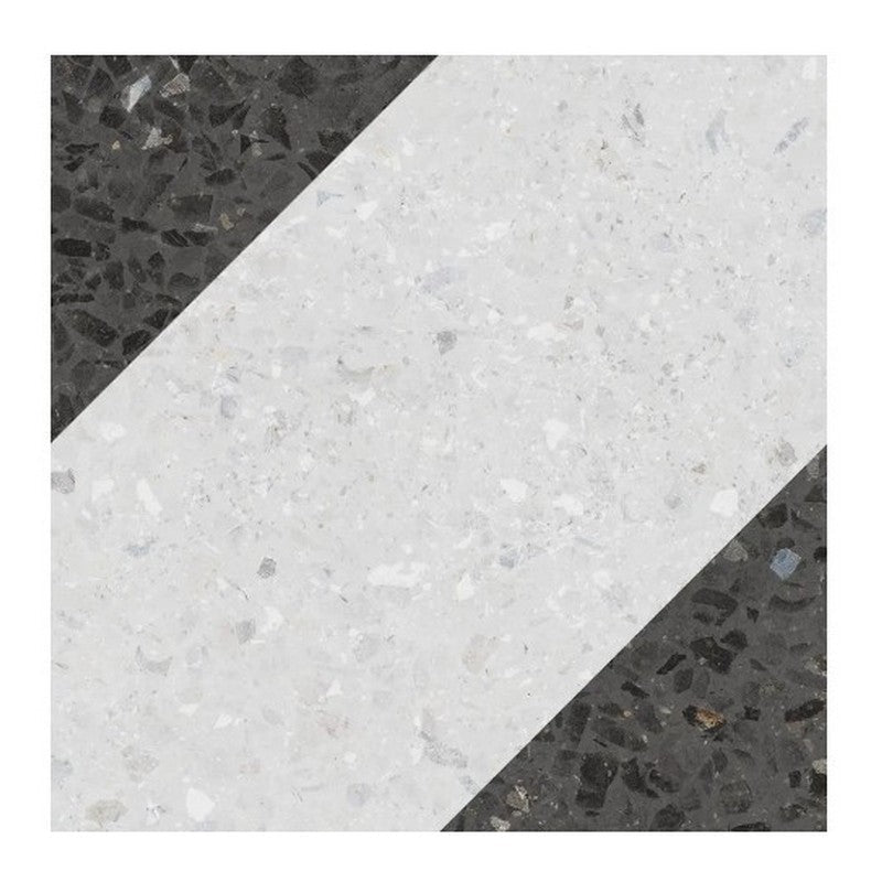 WOW 7" x 7" Natural Drops Matte Porcelain Bit Décor Tile