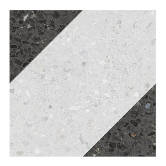 WOW 7" x 7" Natural Drops Matte Porcelain Bit Décor Tile