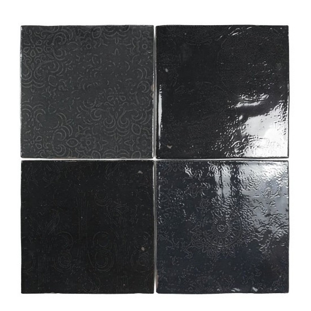 WOW 5" x 5" Mestizaje Zellige Décor Glossy Ceramic Tile