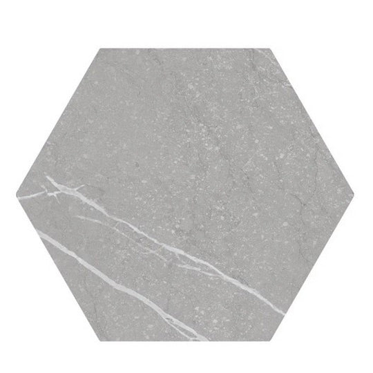 WOW 8" x 9" Love Affairs Petra Matte Porcelain Hexagon Tile