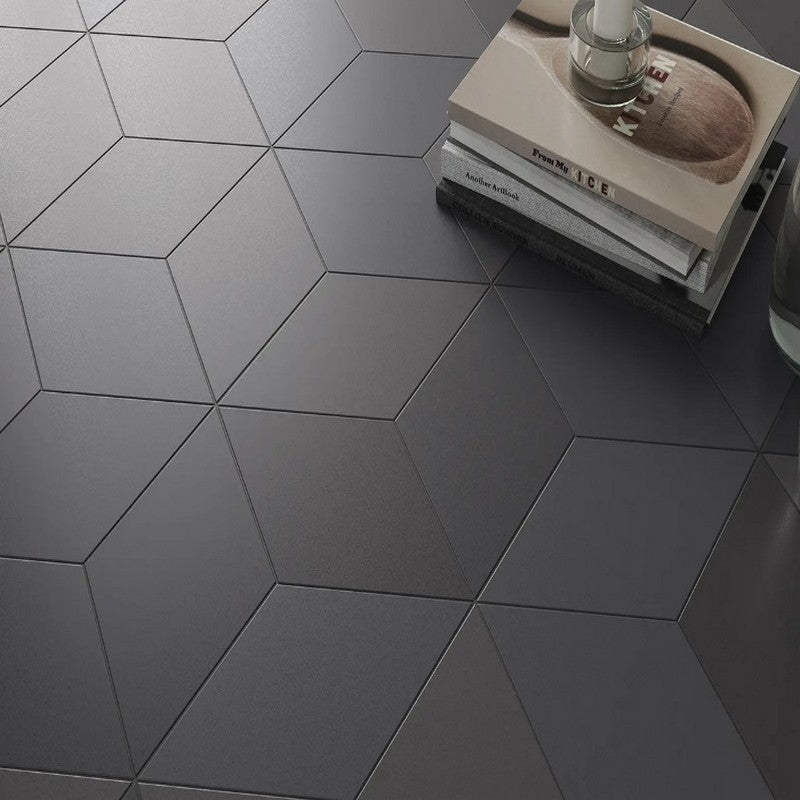 WOW-5.5-x-9.5-Flow-Diamond-Matte-Porcelain-Tile-Black