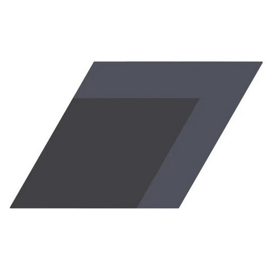 WOW 5.5" x 9.5" Flow Diamond Décor Matte Porcelain Tile