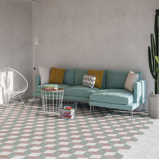 WOW-5.5-x-9.5-Mud-Diamond-Matte-Porcelain-Tile-Teal