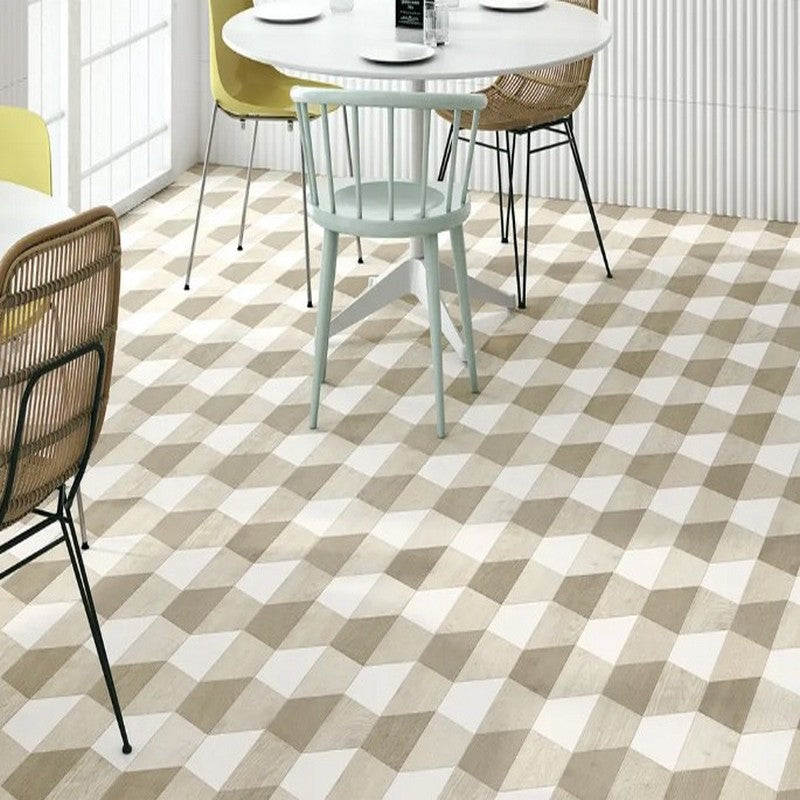 WOW-4-x-9-60º-Matte-Porcelain-Trapezium-Tile-Wood-Light