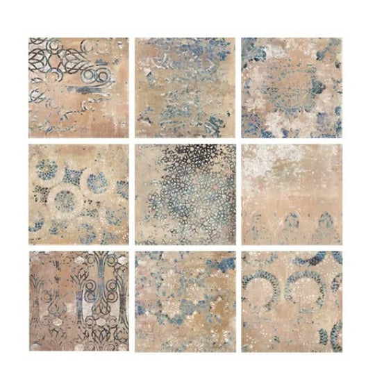 WOW 7" x 7" Mestizaje Chateau Antique Matte Porcelain Tile