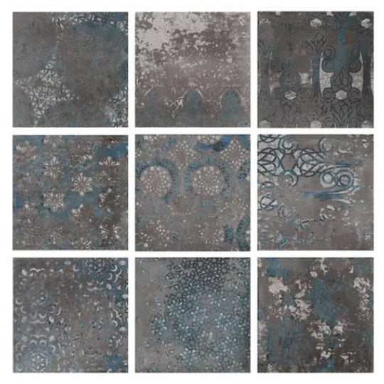 WOW 7" x 7" Mestizaje Chateau Antique Matte Porcelain Tile