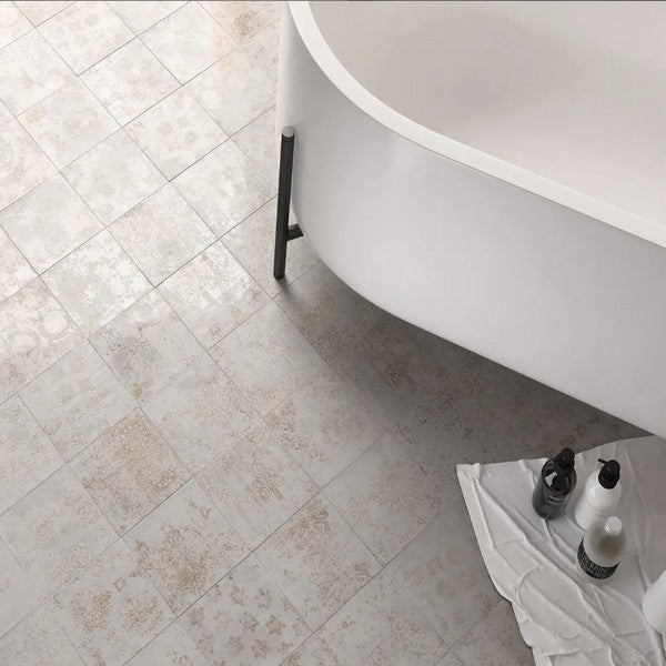 WOW-7-x-7-Mestizaje-Chateau-Antique-Glossy-Porcelain-Tile-White