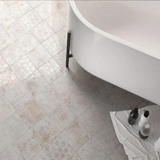 WOW-7-x-7-Mestizaje-Chateau-Antique-Glossy-Porcelain-Tile-White