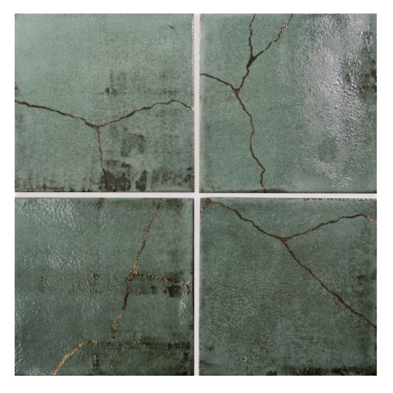 WOW 5" x 5" Enso Kintsugi Matte Porcelain Tile