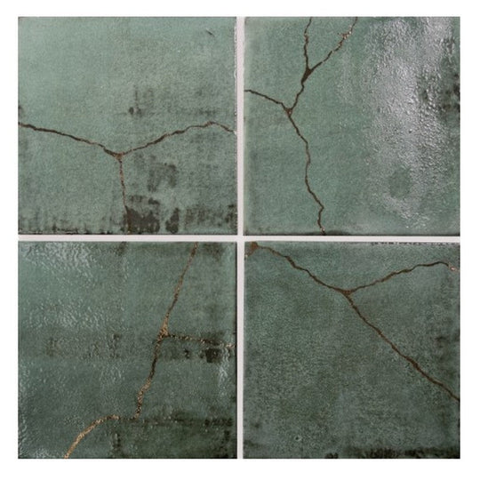 WOW 5" x 5" Enso Kintsugi Matte Porcelain Tile