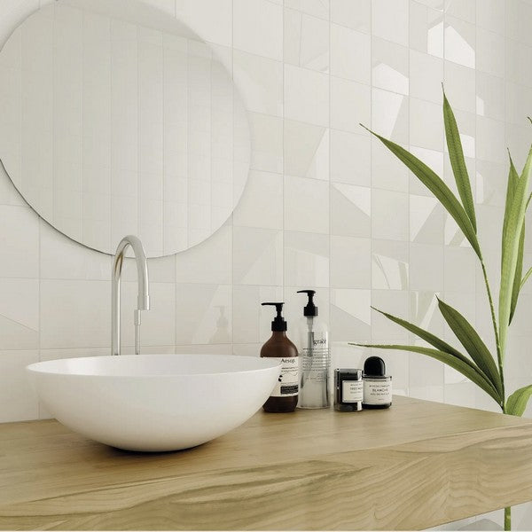 WOW-6-x-6-Duo-Glossy,-Matte-Porcelain-Tile-White