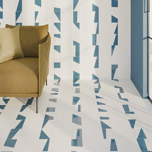 WOW-6-x-6-Duo-Glossy,-Matte-Porcelain-Tile-Cyan