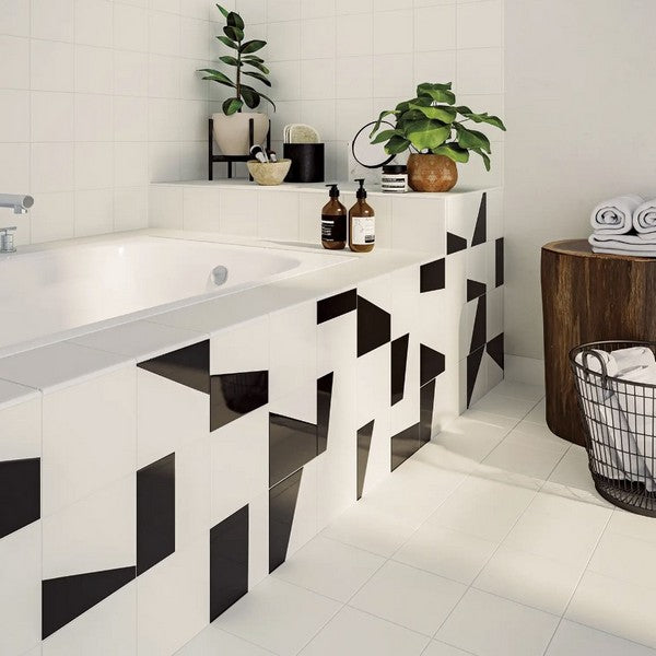 WOW-6-x-6-Duo-Glossy,-Matte-Porcelain-Tile-Black