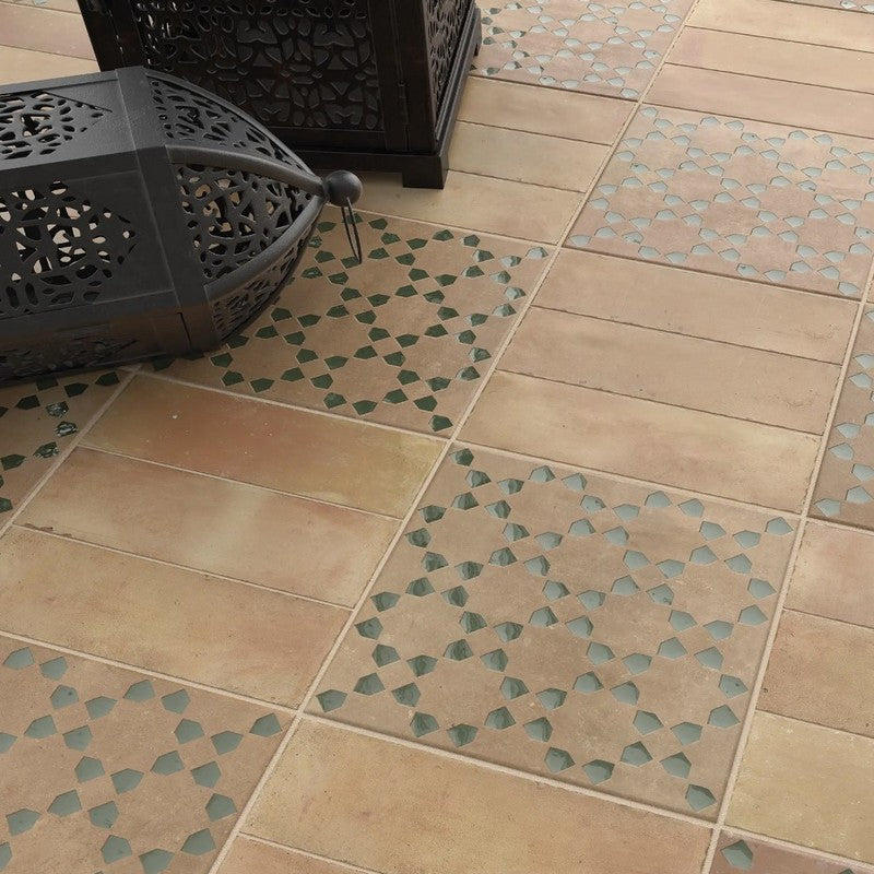 WOW-6-x-6-Bejmat-Décor-Matte-Porcelain-Tile-Tan-Olive