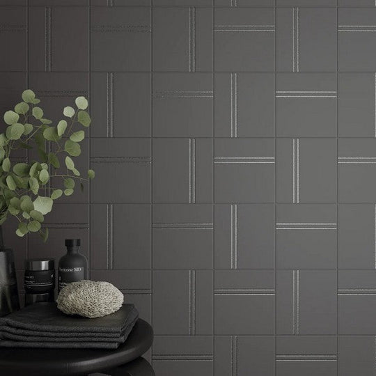 WOW-6-x-6-Dash-Matte-Porcelain-Tile-Titanium-Silver