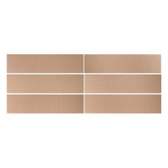 WOW 2.5" x 10" Texiture Pattern Mix Matte Ceramic Tile