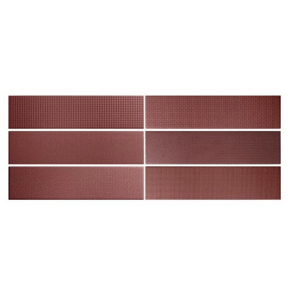 WOW 2.5" x 10" Texiture Pattern Mix Matte Ceramic Tile