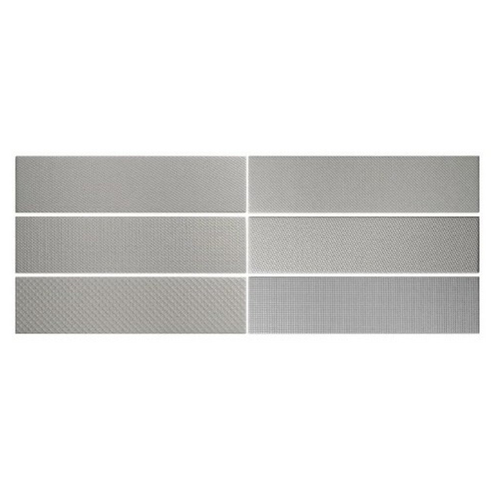 WOW 2.5" x 10" Texiture Pattern Mix Matte Ceramic Tile