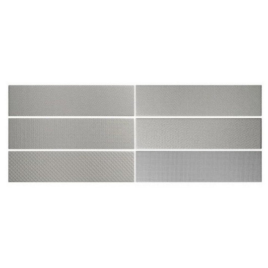 WOW 2.5" x 10" Texiture Pattern Mix Matte Ceramic Tile