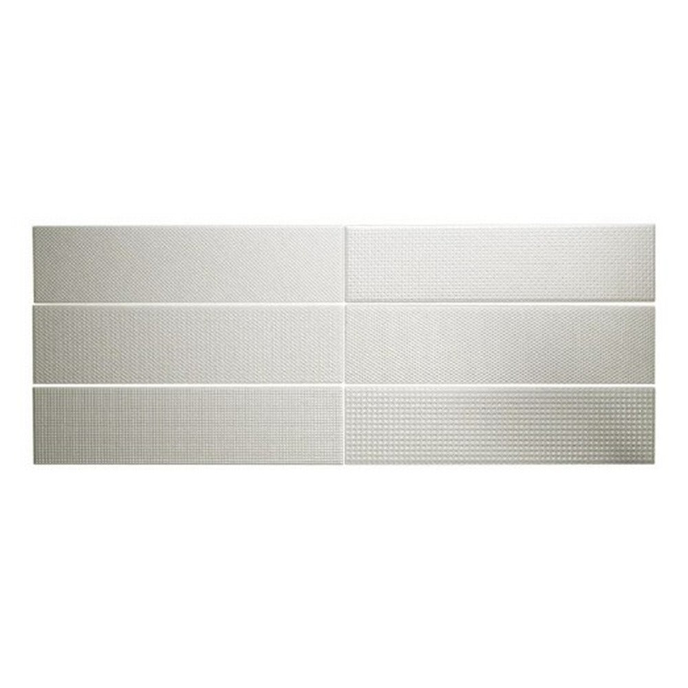 WOW 2.5" x 10" Texiture Pattern Mix Glossy Ceramic Tile