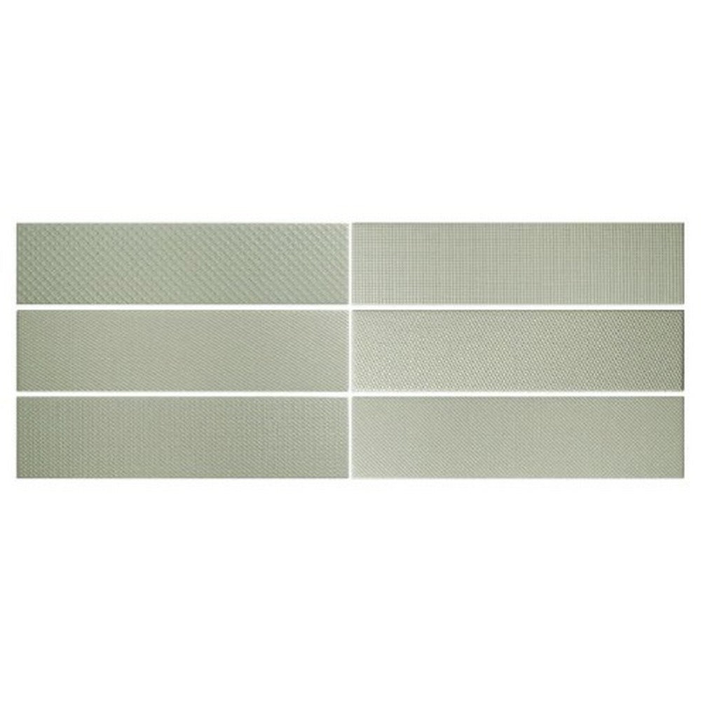 WOW 2.5" x 10" Texiture Pattern Mix Matte Ceramic Tile