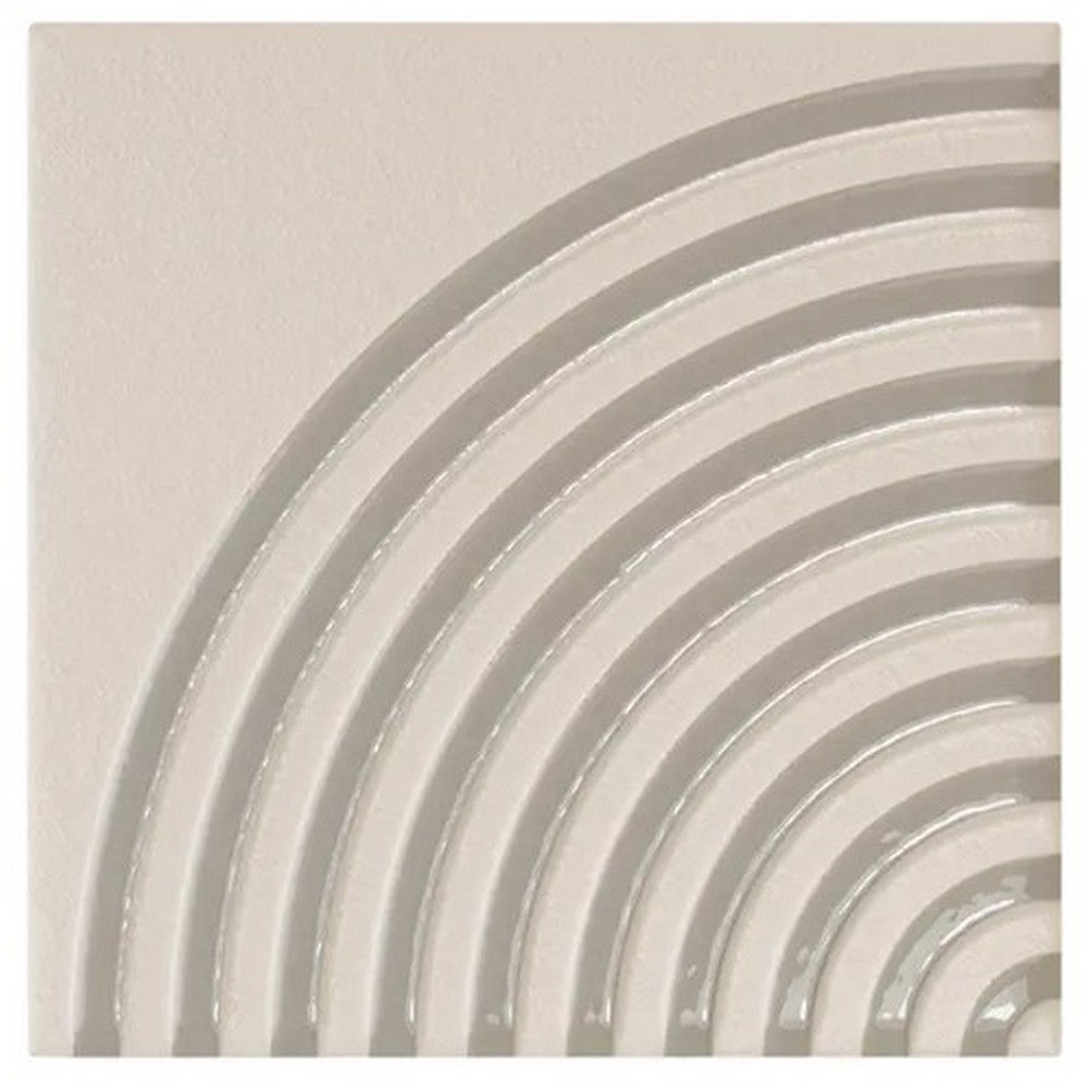 WOW 5" x 5" Twister Twist Matte Ceramic Tile