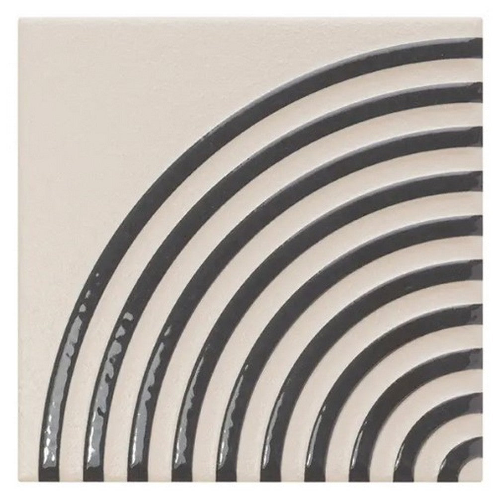 WOW 5" x 5" Twister Twist Matte Ceramic Tile
