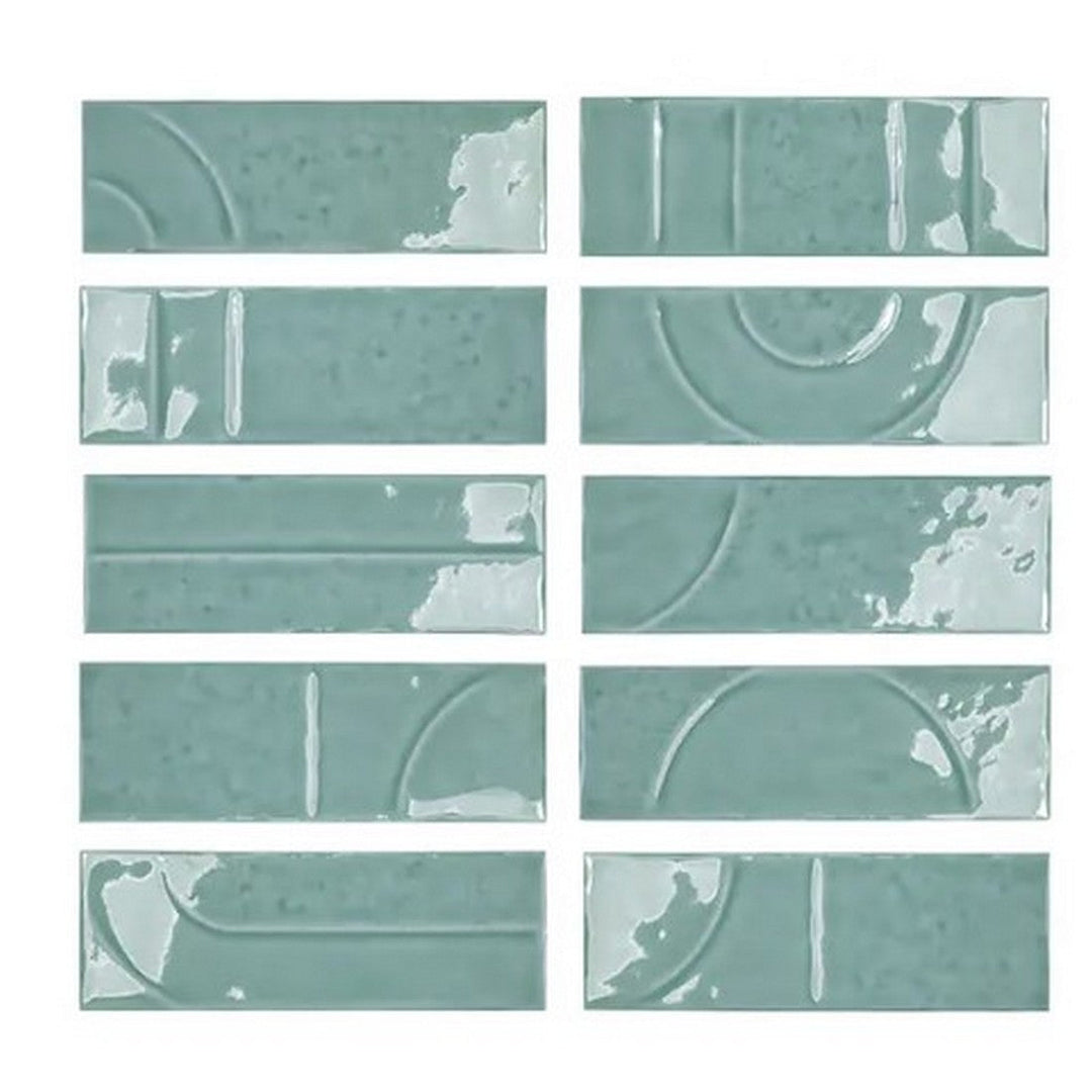 WOW 2" x 6" Hammer Décor Glossy Porcelain Tile