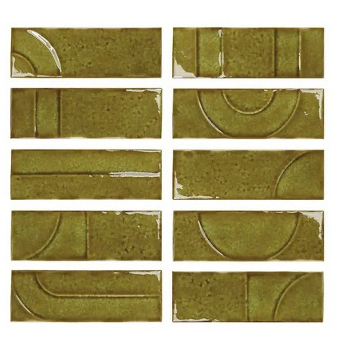 WOW 2" x 6" Hammer Décor Glossy Porcelain Tile