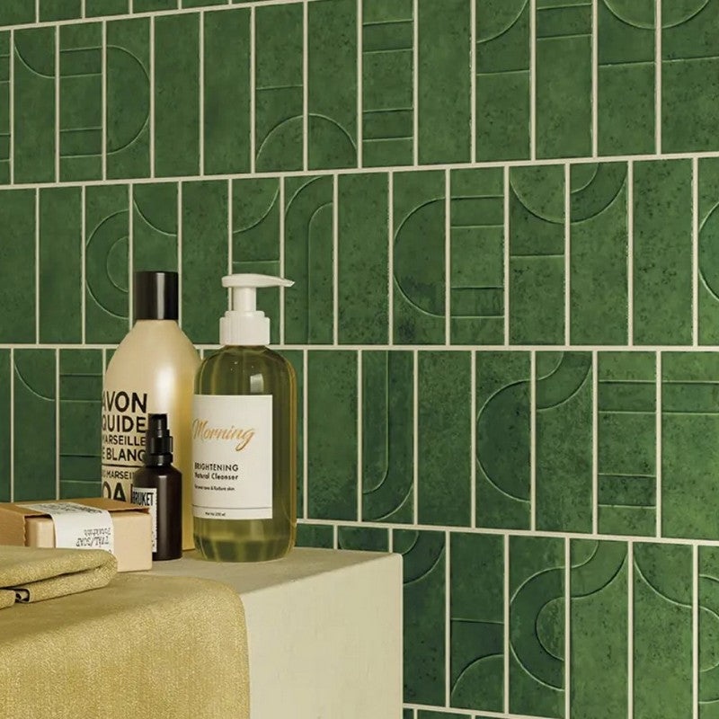 WOW-2-x-6-Hammer-Décor-Glossy-Porcelain-Tile-Emerald