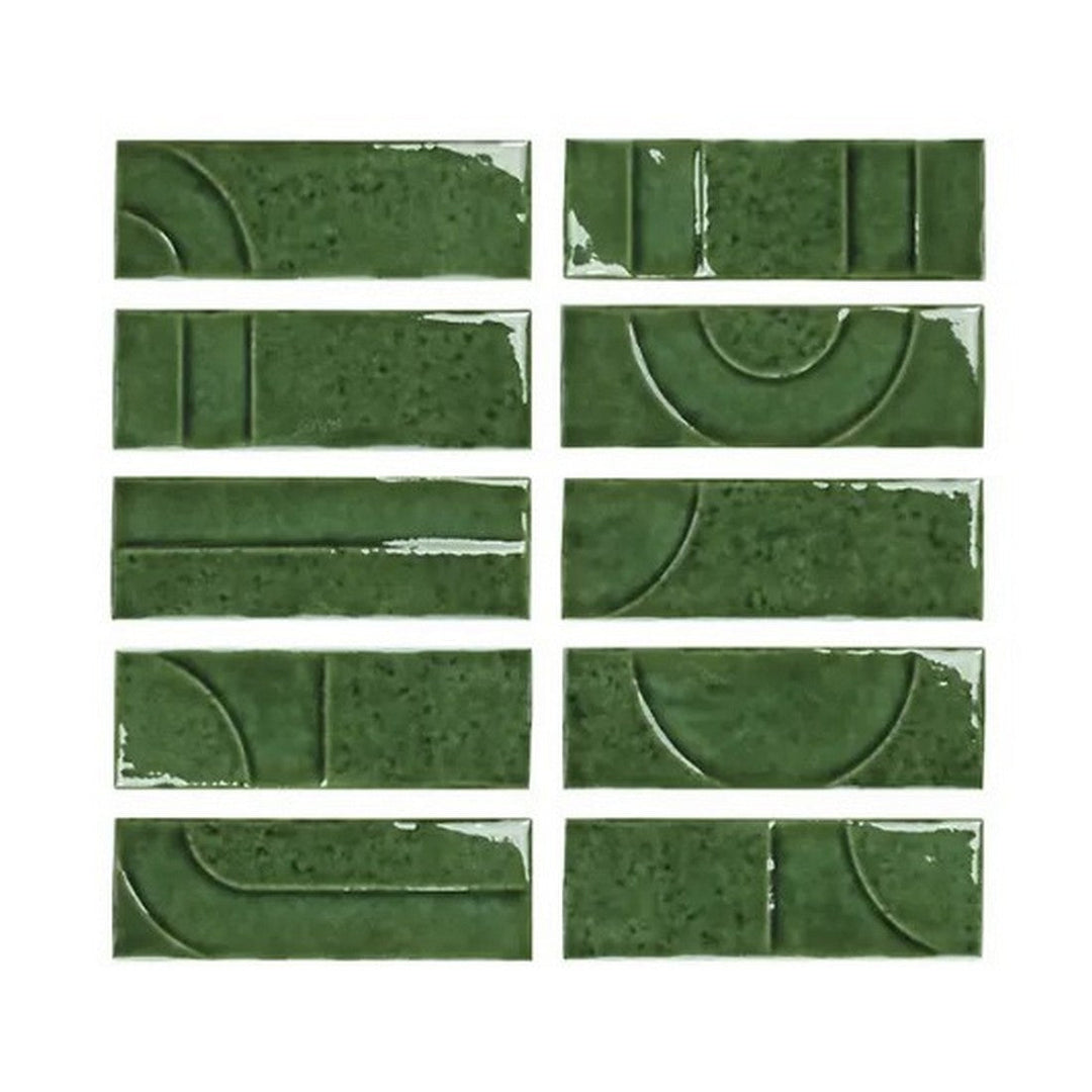 WOW 2" x 6" Hammer Décor Glossy Porcelain Tile