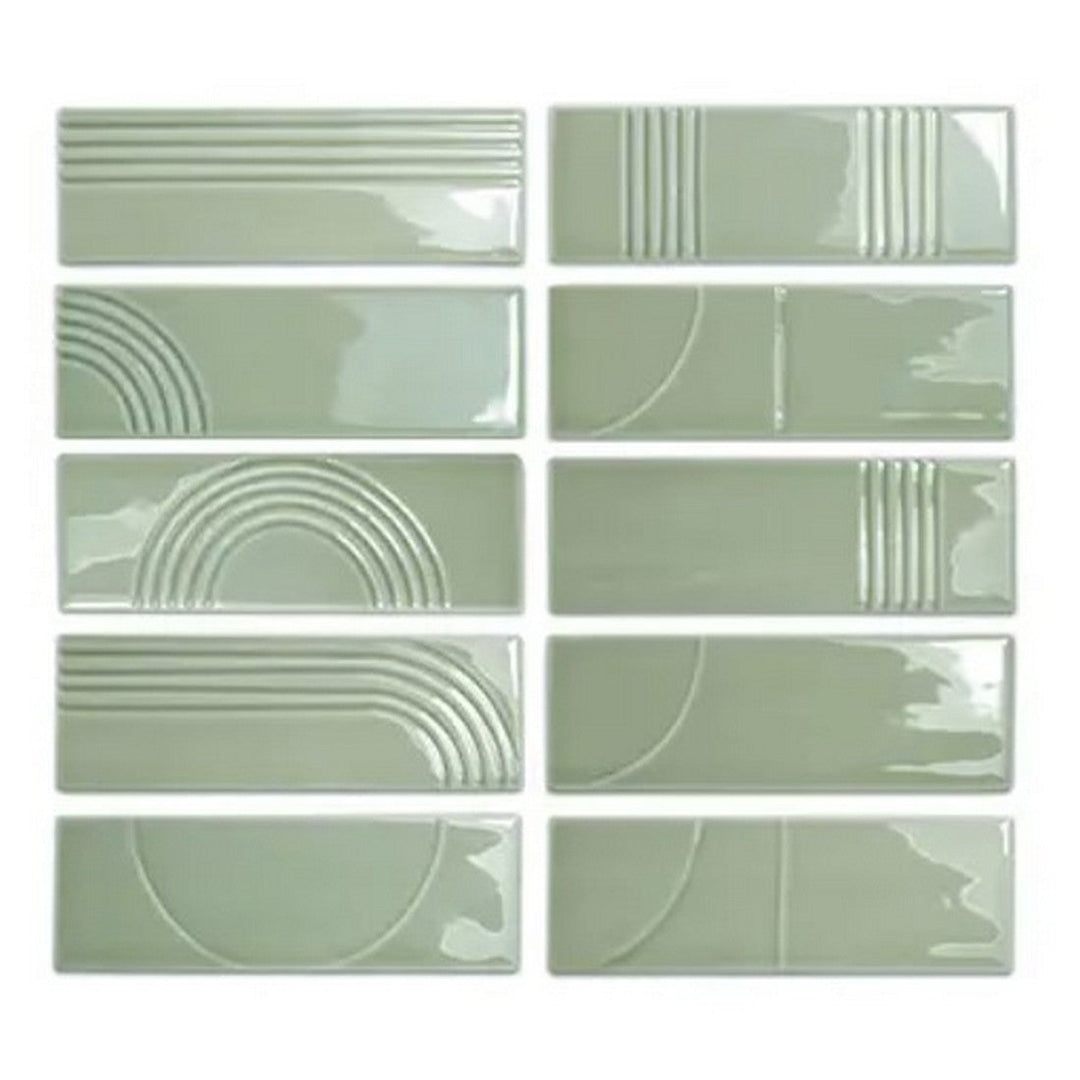 WOW 2" x 6.3" Glow Décor Glossy Ceramic Tile