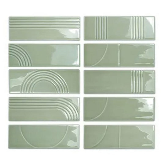 WOW 2" x 6.3" Glow Décor Glossy Ceramic Tile
