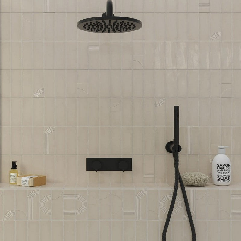 WOW-2-x-6.3-Glow-Décor-Glossy-Ceramic-Tile-Taupe