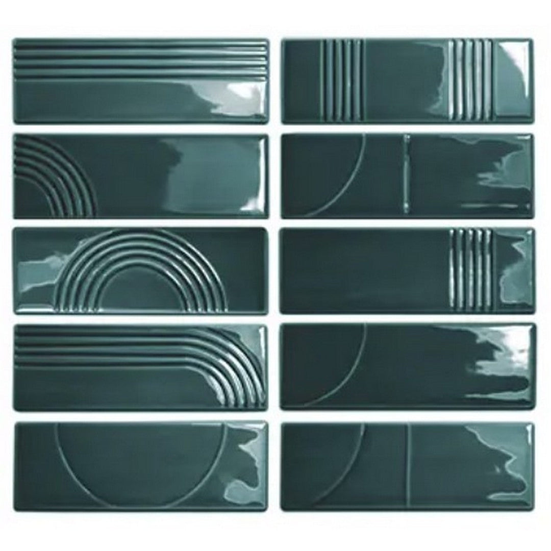 WOW 2" x 6.3" Glow Décor Glossy Ceramic Tile